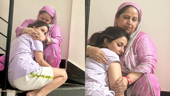 Hina Khan shares pictures from the day her mother learnt of her cancer diagnosis: ‘She found a way to hold me…’