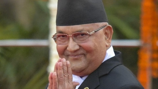 Prime Minister of Nepal KP Sharma Oli.(PTI)