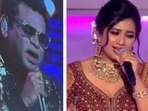 AR Rahman and Shreya Ghoshal perform at the Ambani wedding reception AR Rahman and Shreya Ghoshal perform at the Ambani wedding reception