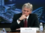 Kremlin spokesman Dmitry Peskov attends a meeting of Russian President Vladimir Putin with senior editors from international news agencies at Lakhta Centre business tower in Saint Petersburg, Russia June 5, 2024. Sputnik/Vladimir Astapkovich/Pool via REUTER