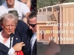 Video shows Trump’s supporters pointing at the shooter crawling on the roof Video shows Trump’s supporters pointing at the shooter crawling on the roof