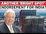 ANOTHER 'BRIGHT SPOT'
ENDORSEMENT FOR INDIA?
ANOTHER 'BRIGHT SPOT'
ENDORSEMENT FOR INDIA?