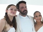 Violet looks just like her mother Jennifer Garner. Also seen here are Ben Affleck and Jennifer Lopez. 