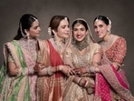 Nita Ambani poses for a pic with Isha Ambani, Shloka Mehta, and Radhika Merchant. Nita Ambani poses for a pic with Isha Ambani, Shloka Mehta, and Radhika Merchant.