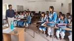 Students studying at a government secondary school in Prayagraj. (HT file) Students studying at a government secondary school in Prayagraj. (HT file)