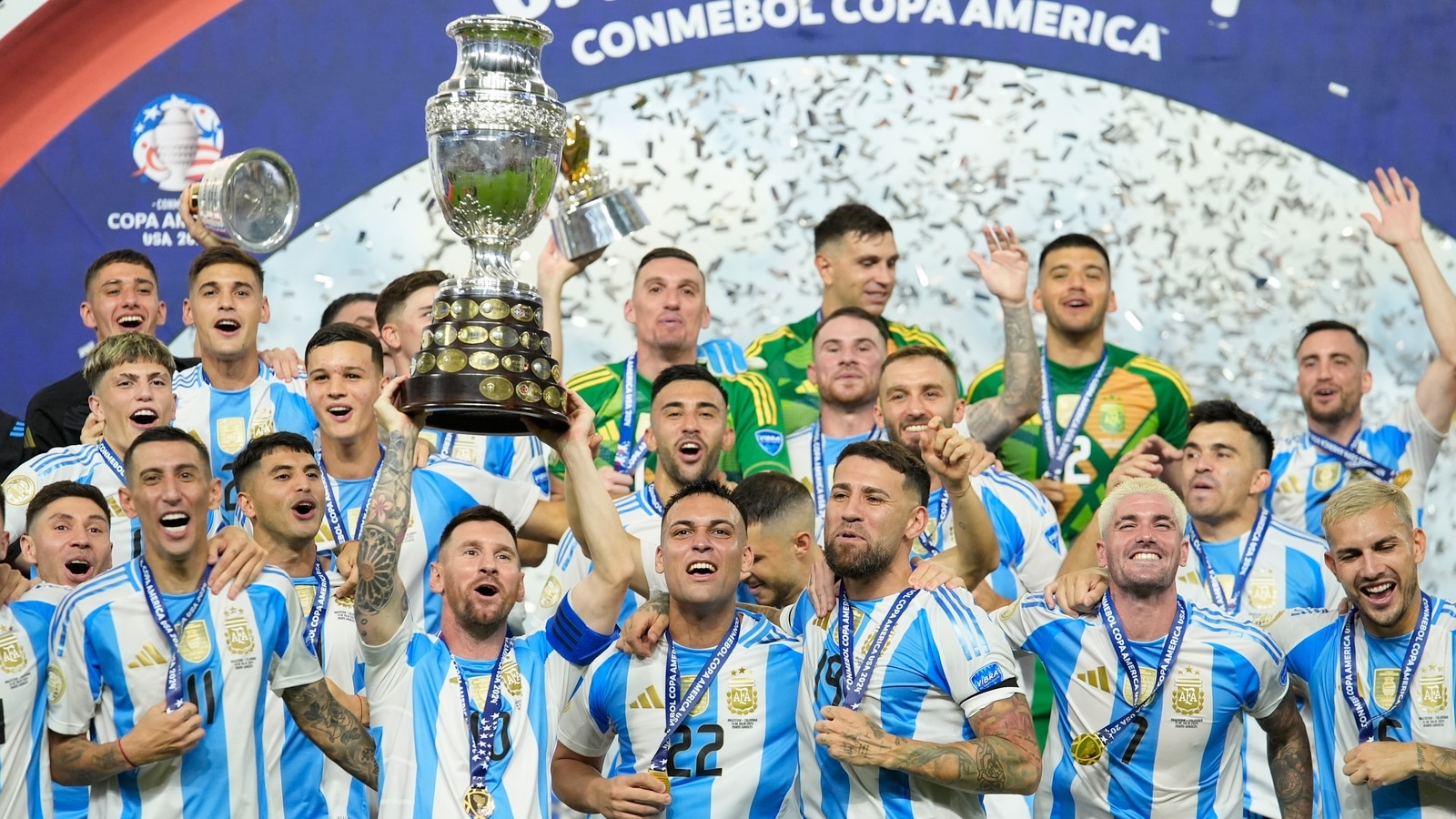 Lautaro Martinez’s last-minute strike gives Argentina their 16th Copa America title and a 1-0 extra-time win over Colombia | Football News
