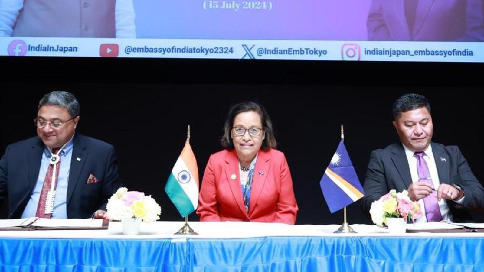 India, Marshall Islands sign MoU on development projects