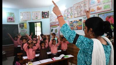 A total of 688 master cadre teachers were promoted to lecturers on a provisional basis, out of which 60 were from the Ludhiana district (HT Photo)