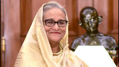 Bangladesh Prime Minister Sheikh Hasina. (ANI)