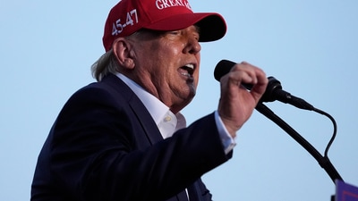 Donald Trump teases running mate decision (AP Photo/Rebecca Blackwell) (AP)