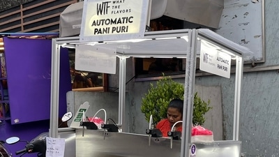 Peak Bengaluru: Automatic Pani Puri vending machine in HSR layout goes viral Peak Bengaluru: Automatic Pani Puri vending machine in HSR layout goes viral