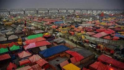 Kumbh-2019 tent city at Sangam in Prayagraj. (HT file) Kumbh-2019 tent city at Sangam in Prayagraj. (HT file)