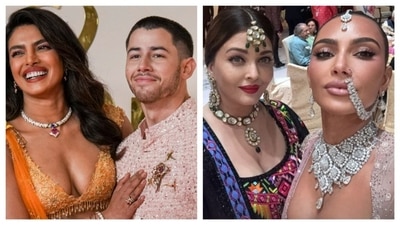 Global personalities like Kim Kardashian, Khloe Kardashian, John Cena, Rema, Nick Jonas and others marked their presence at Anant Ambani and Radhika Merchant’s wedding in Mumbai on July 12. Check out the photos. Global personalities like Kim Kardashian, Khloe Kardashian, John Cena, Rema, Nick Jonas and others marked their presence at Anant Ambani and Radhika Merchant’s wedding in Mumbai on July 12. Check out the photos.