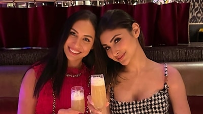 Mouni Roy shares a close bond with Lauren Gottlieb. Mouni Roy shares a close bond with Lauren Gottlieb.