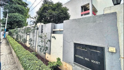 Residence of probationary IAS officer Puja Khedkar, at Baner, in Pune district. The police on Monday said that the parents of Puja are on the run as they have not responded to visits made at their residence in Aundh on Saturday and Sunday. (PTI) Residence of probationary IAS officer Puja Khedkar, at Baner, in Pune district. The police on Monday said that the parents of Puja are on the run as they have not responded to visits made at their residence in Aundh on Saturday and Sunday. (PTI)