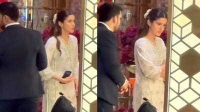 Shanaya Kapoor at Anant Ambani's wedding Shanaya Kapoor at Anant Ambani's wedding