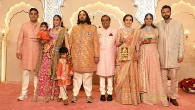 The Ambani family (X)