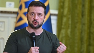 Ukraine's President Volodymyr Zelensky (AFP)