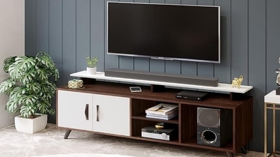 Elevate your entertainment space with a sleek and stylish modern TV stand, blending form and function seamlessly. Elevate your entertainment space with a sleek and stylish modern TV stand, blending form and function seamlessly.