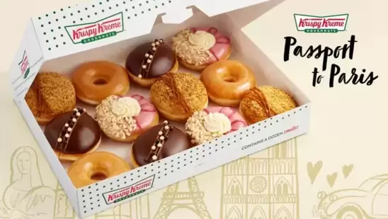 Krispy Kreme has introduced an all-new Passport to Paris doughnuts collection(Krispy Kreme)
