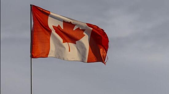 A Canadian flag in Vancouver, British Columbia, Canada. (AFP)