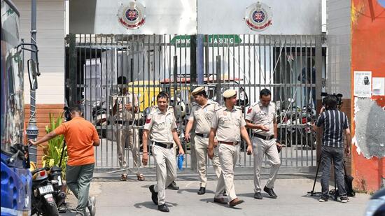 Civil Lines police station in New Delhi. (Arvind Yadav/HT Photo)