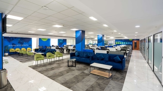 Coworking firm Incuspaze leases 1.15 lakh square feet office space in Bengaluru (Representational photo)(Incuspaze) Coworking firm Incuspaze leases 1.15 lakh square feet office space in Bengaluru (Representational photo)(Incuspaze)