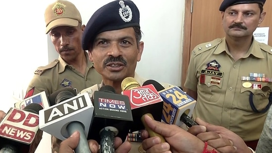 Jammu and Kashmir Director General of Police (DGP) RR Swain said visiting homes of terrorists killed by security forces and expressing sympathy for them in public was “normal”(ANI)