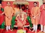 Shankaracharya visits Matoshree, says Uddhav was betrayed Shankaracharya visits Matoshree, says Uddhav was betrayed