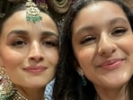 Mahesh Babu's daughter Sitara with Alia Bhatt and Kiara Advani at Ambani wedding.