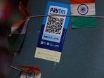A QR code for the Paytm digital payment system at a store in Mumbai, India.(Bloomberg) A QR code for the Paytm digital payment system at a store in Mumbai, India.(Bloomberg)