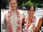 JD Vance, Usha Chilukuri Vance on their wedding day. JD Vance, Usha Chilukuri Vance on their wedding day.