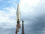 The torch will continue its journey in northern France and through the Paris region before heading back to the French capital. 