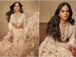 Isha Ambani saves the best for last by wearing a rare Sabyasachi ivory couture lehenga for Anant Ambani's wedding celebrations. (Instagram ) Isha Ambani saves the best for last by wearing a rare Sabyasachi ivory couture lehenga for Anant Ambani's wedding celebrations. (Instagram )