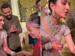 Radhika Merchant greeting Shanteri Nayak. Radhika Merchant greeting Shanteri Nayak.