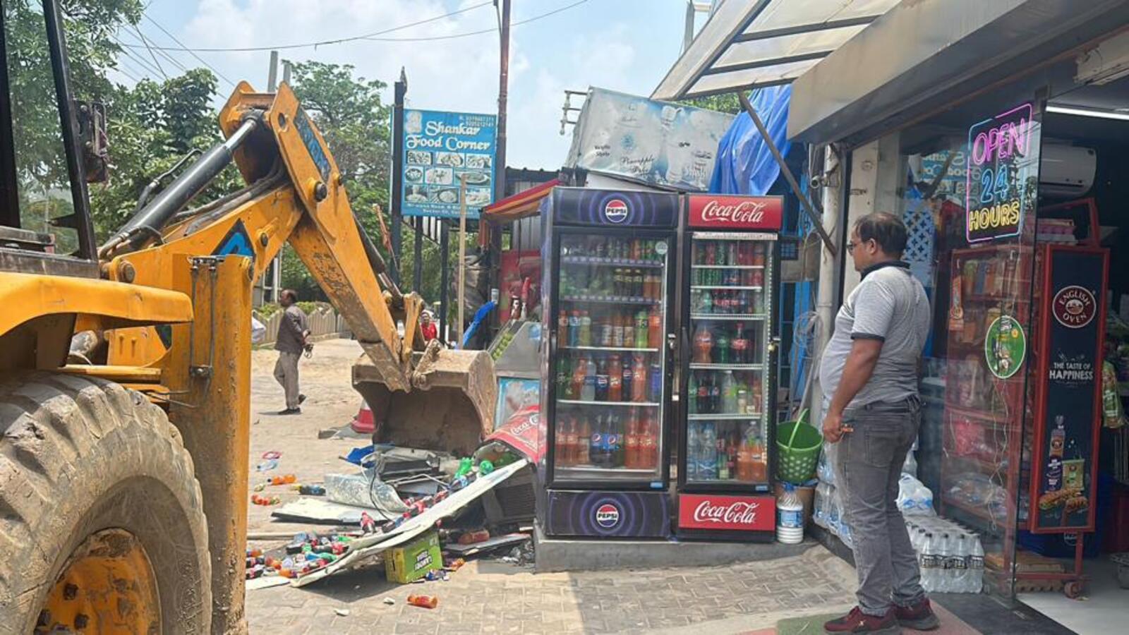 GMDA, DTCP demolish illegal structures across key sectors