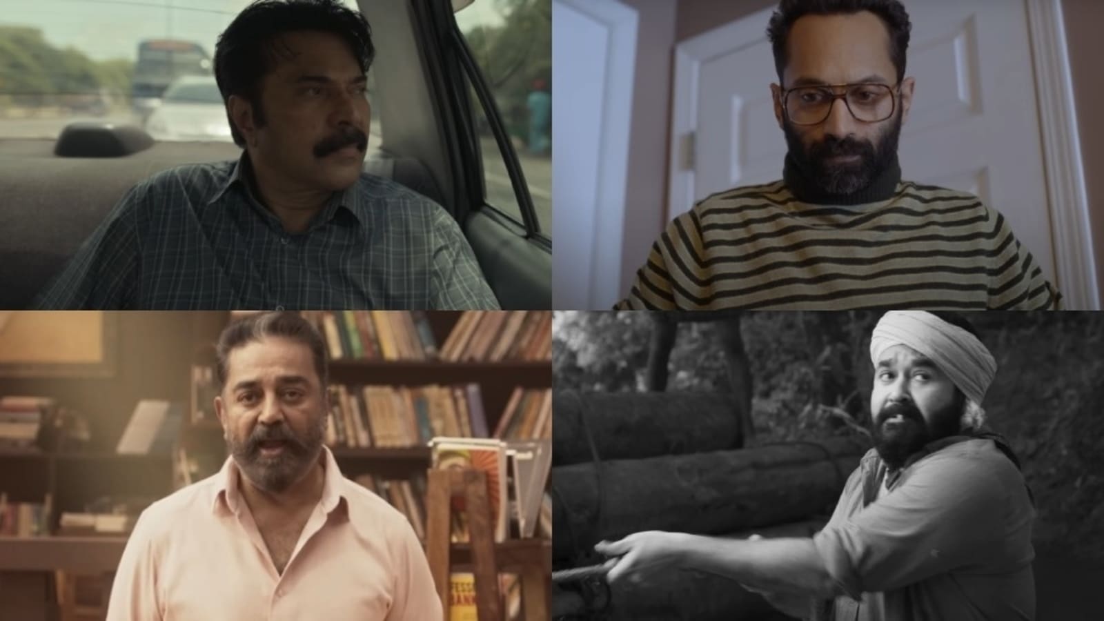 Manorathangal trailer: Kamal Haasan, Mammootty, Mohanlal, Fahadh Faasil  star in Malayalam anthology. Watch - Hindustan Times