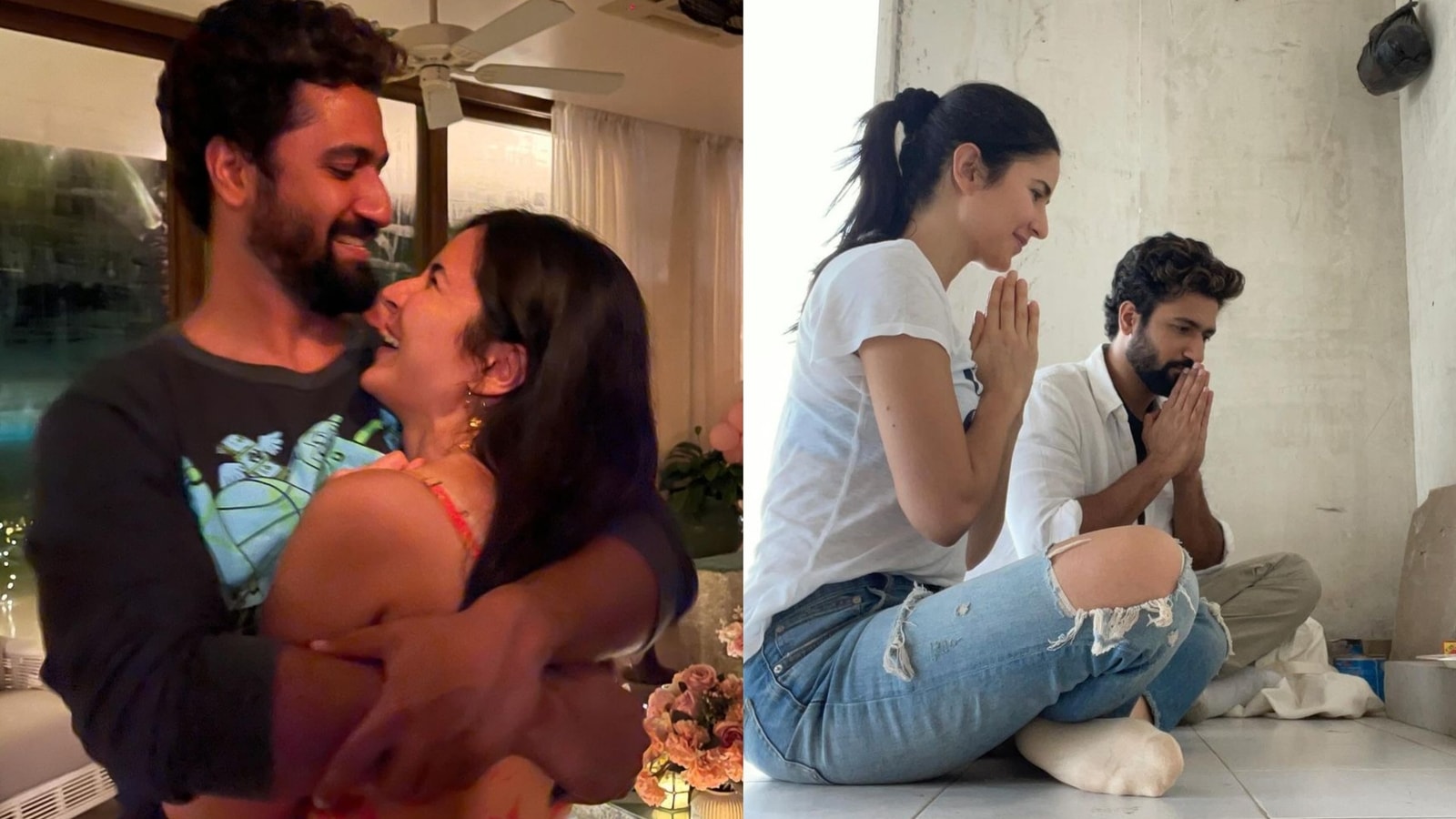 Vicky Kaushal shares unseen pics with birthday girl Katrina Kaif: From their griha pravesh to pizza date