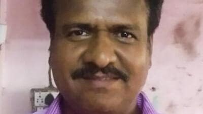 Madurai: An undated photo of Naam Tamilar Katchi (NTK) leader C Balasubramanian who was hacked to death by unidentified assailants on July 16. (PTI) Madurai: An undated photo of Naam Tamilar Katchi (NTK) leader C Balasubramanian who was hacked to death by unidentified assailants on July 16. (PTI)