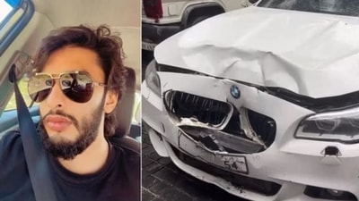 Mihir Shah was allegedly driving the BMW car. (Sourced.) Mihir Shah was allegedly driving the BMW car. (Sourced.)