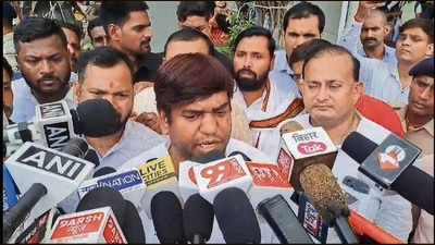 Mukesh Sahni in Patna on Tuesday. (HT Photo) Mukesh Sahni in Patna on Tuesday. (HT Photo)