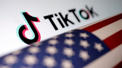 FILE PHOTO: U.S. flag is placed on a TikTok logo in this illustration taken March 20, 2024. REUTERS/Dado Ruvic/Illustration/File Photo (REUTERS)