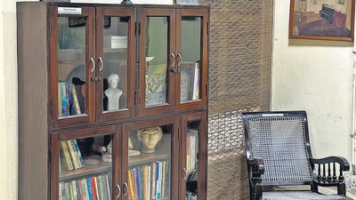 Writer Qurratulain Hyder’s material remains preserved at Jamia Millia Islamia University. (HT Photo) Writer Qurratulain Hyder’s material remains preserved at Jamia Millia Islamia University. (HT Photo)