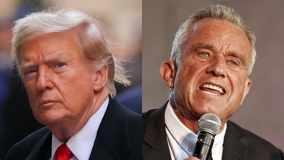 RFK Jr. issued an apology after his phone call with Donald Trump was leaked online (Getty Images via AFP/AP)