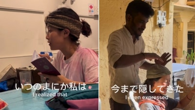 Tapi, a tourist from Japan shared about her time in India.