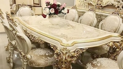 Elegant dining redefined with luxury tables: Where style meets sophistication. Elegant dining redefined with luxury tables: Where style meets sophistication.