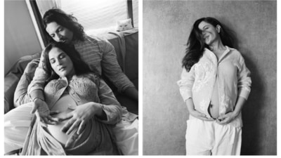 Richa Chadha posted [pictures of her maternity shoot with a heartfelt note. Richa Chadha posted [pictures of her maternity shoot with a heartfelt note.