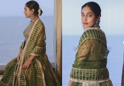 Radhi Devlukia in a Mohsin Naveed Ranjha lehenga Radhi Devlukia in a Mohsin Naveed Ranjha lehenga