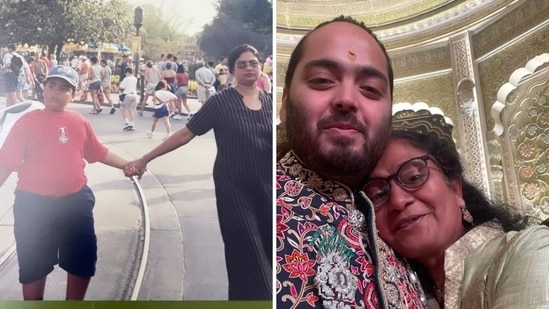 Anant Ambani's former nanny shared a throwback picture on his wedding.(Instagram/lalitadsilva2965)