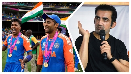 Hardik Pandya or Surykumar Yadav, who will lead Gautam Gambhir's Team India in Sri Lanka?(ANI-AP)